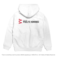 画像をギャラリービューアに読み込む, WOELFE HOKKAIDO There is something I want to protect Graphic hoodie