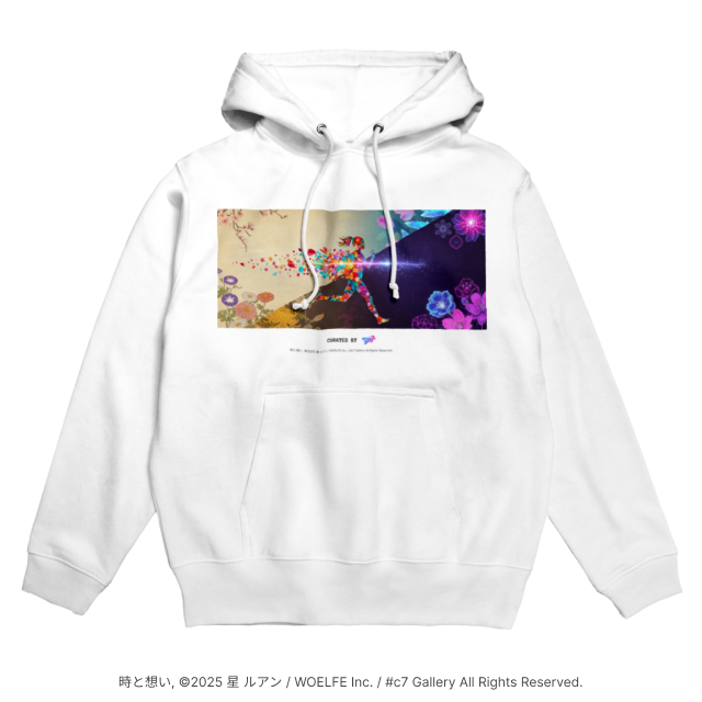 WOELFE HOKKAIDO 時と想い Graphic hoodie