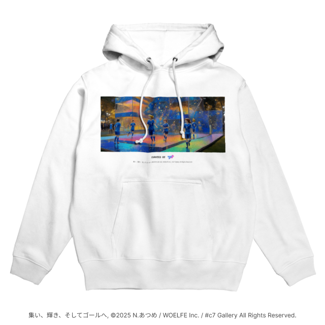 WOELFE HOKKAIDO 集い、輝き、そしてゴールへ Graphic hoodie