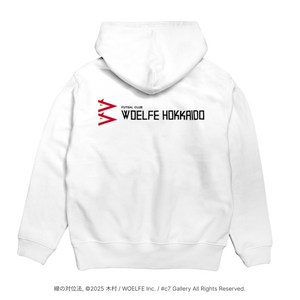 WOELFE HOKKAIDO 線の対位法 Graphic hoodie