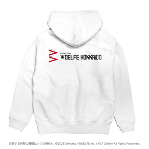 WOELFE HOKKAIDO 交差する刹那の瞬間はいつの時代も Graphic hoodie