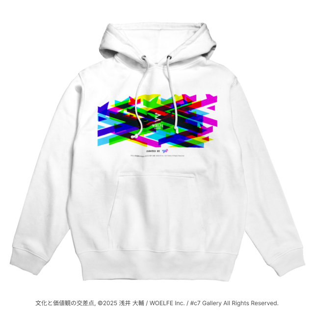 WOELFE HOKKAIDO 文化と価値観の交差点 Graphic hoodie